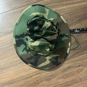Camouflage Size 7 1/2 Bucket Hat